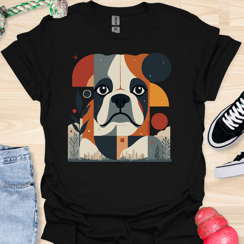 Life is better with a bulldog - V2 - Artistic T-Shirt